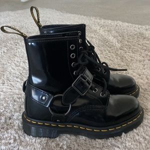 Doc Martens black 1460 Harness Boots